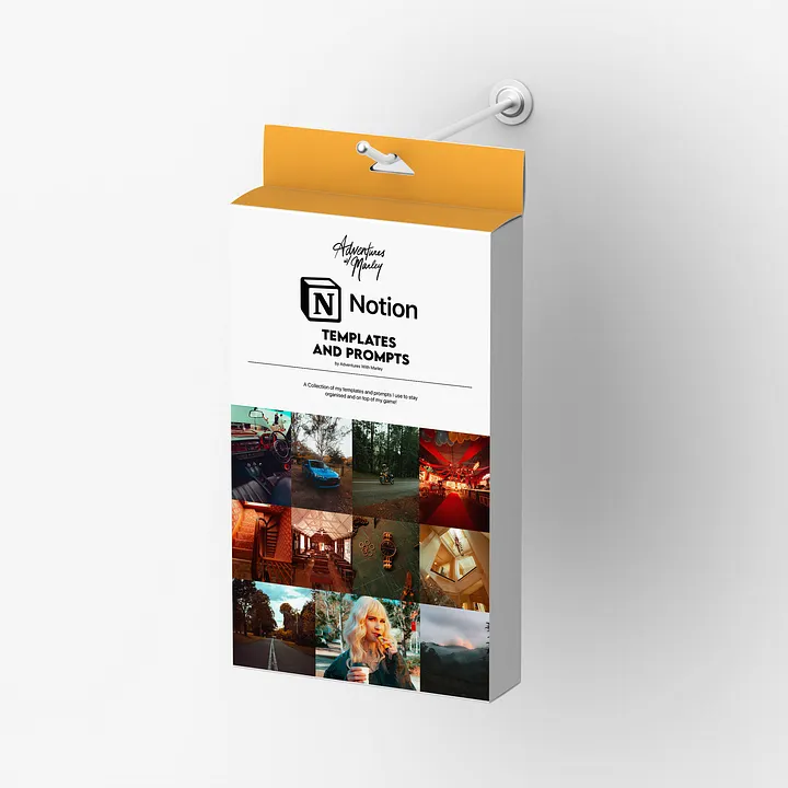 Stay Organised with Notion Templates product image (1)