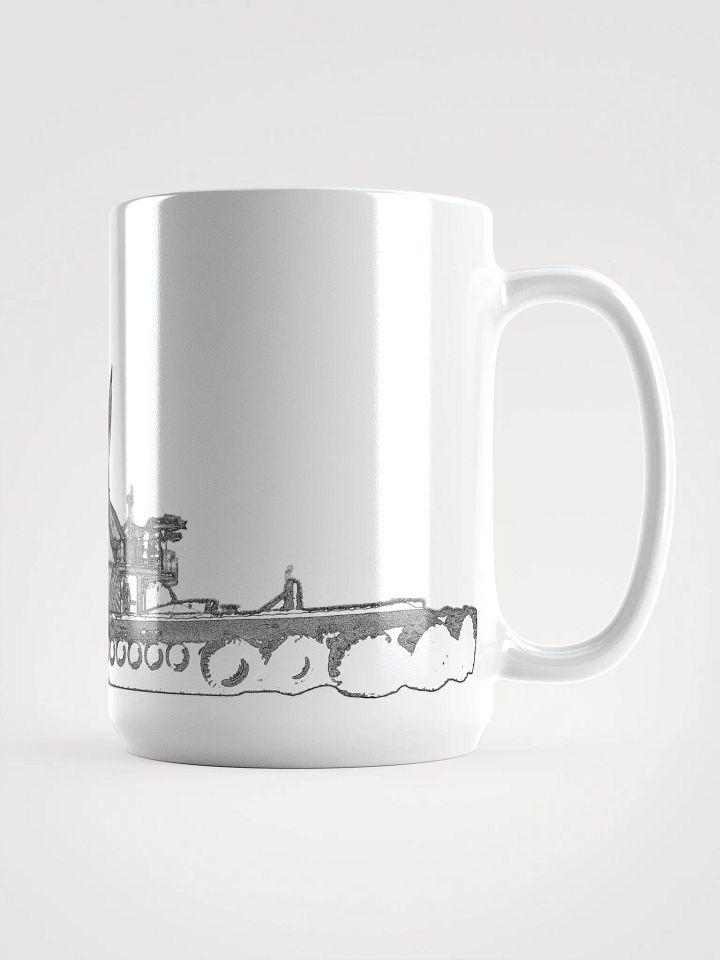 FOSS Tugboat Sketch Glossy Mug 15oz product image (1)