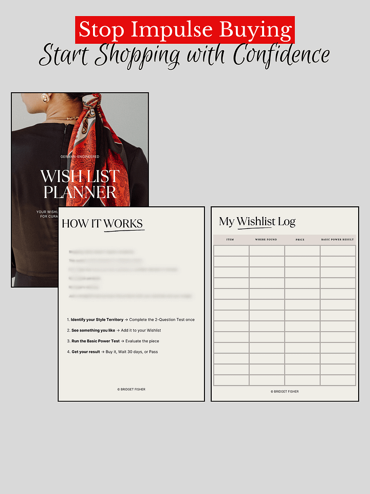 Wish List Planner (PDF) product image (2)