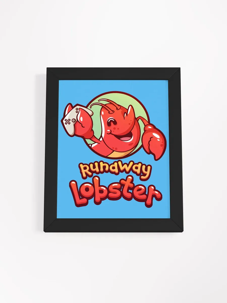 RunawayLobster Framed Poster product image (1)