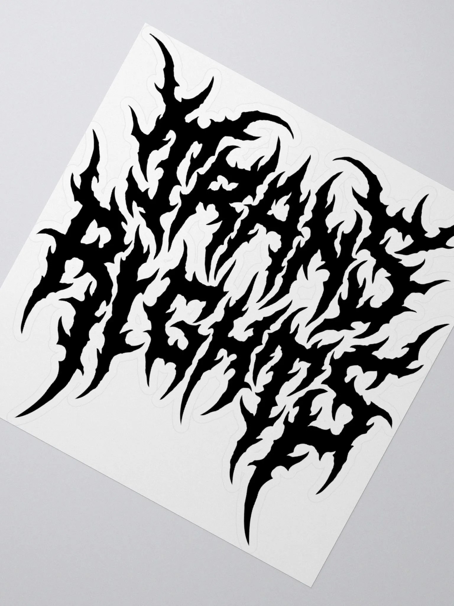Trans Rights Heavy Metal Sticker product image (2)