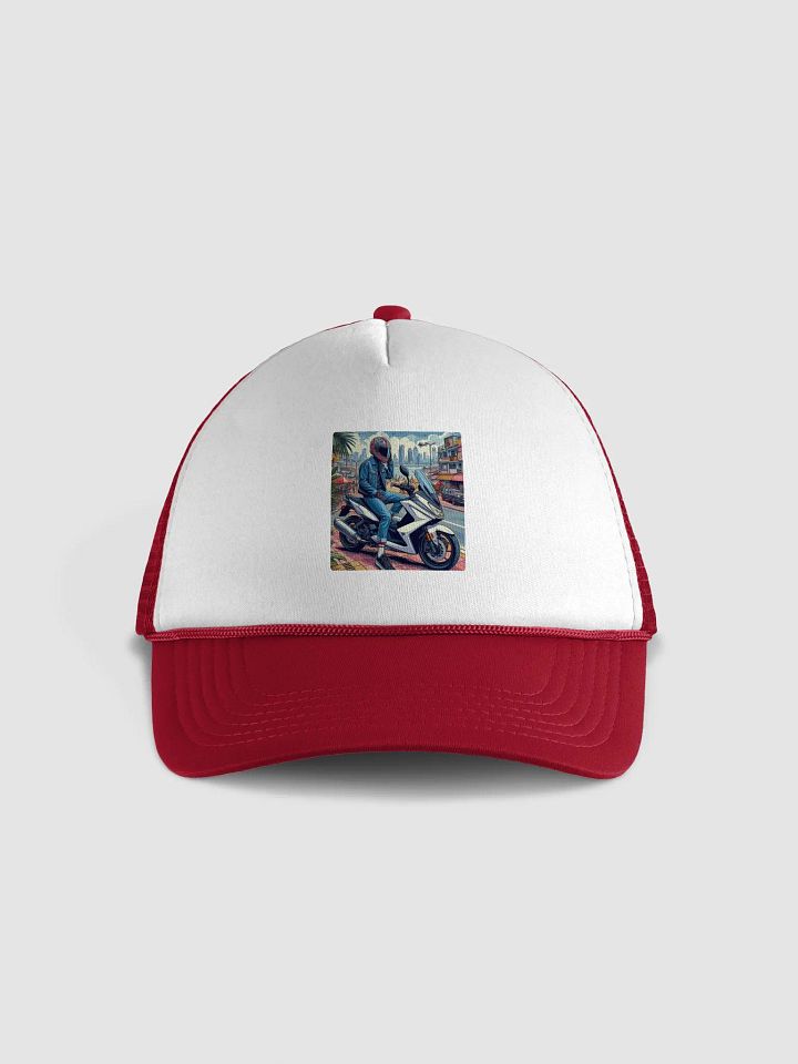 City Rider Foam Trucker Hat | Lagos city Nigeria product image (10)