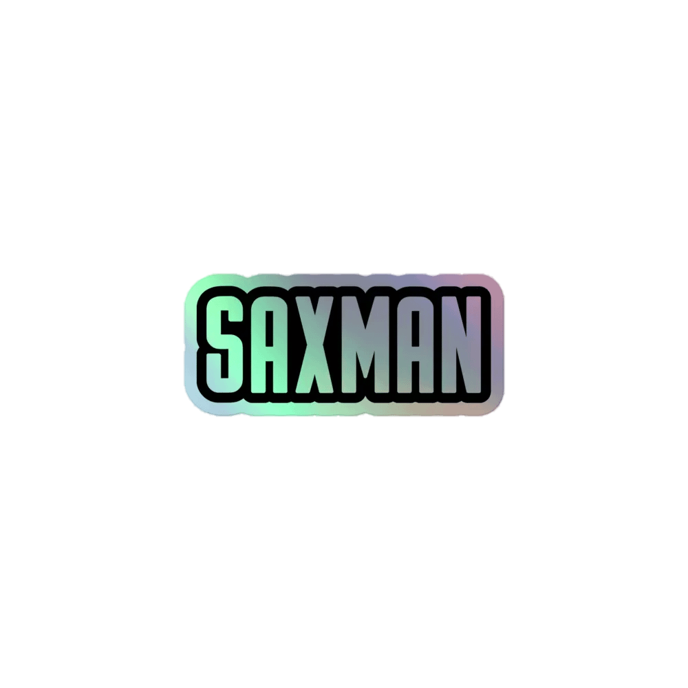 SAXMan Holo Sticker product image (1)