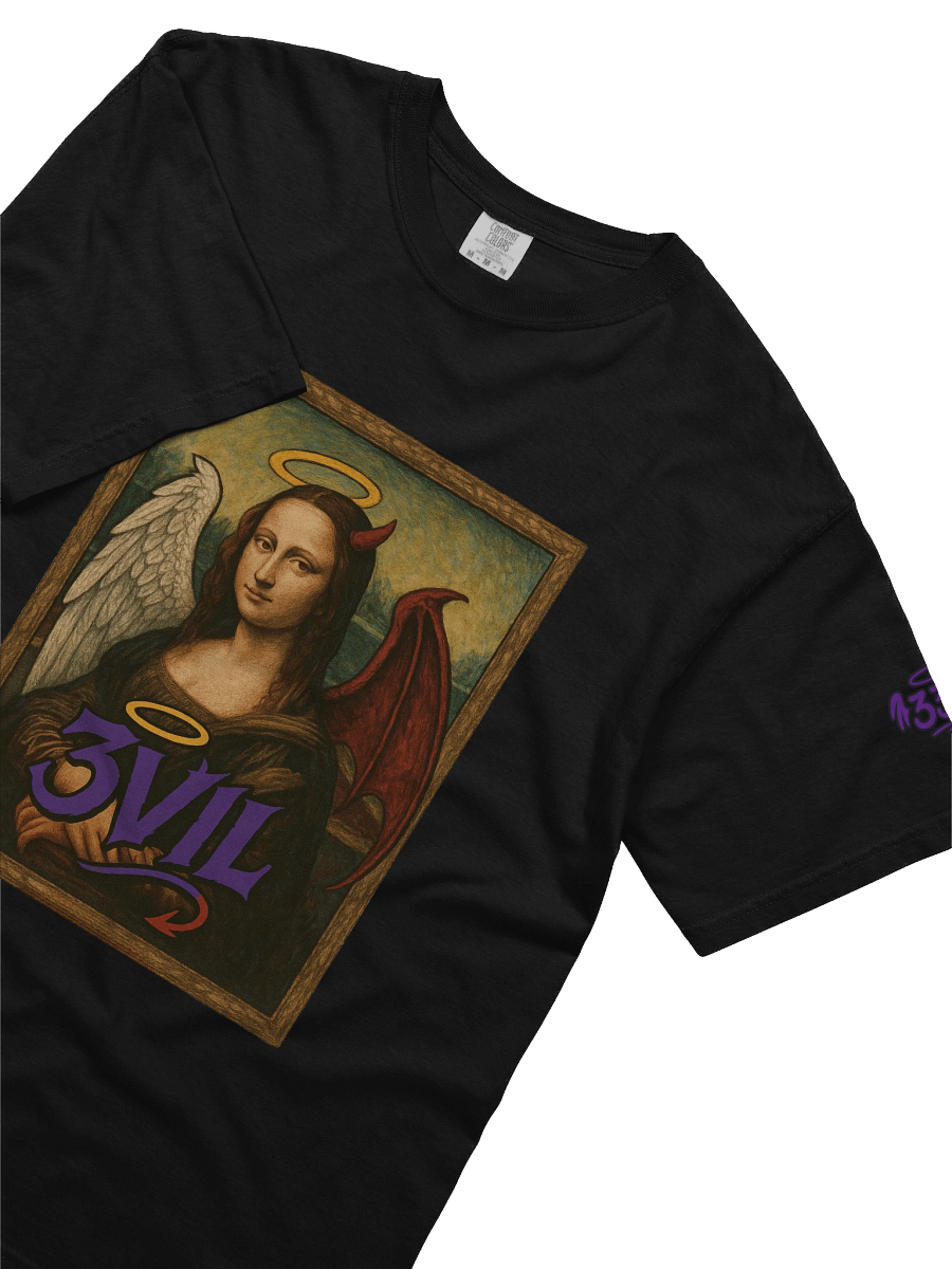 3ViL Mona Lisa Unisex T-Shirt product image (3)