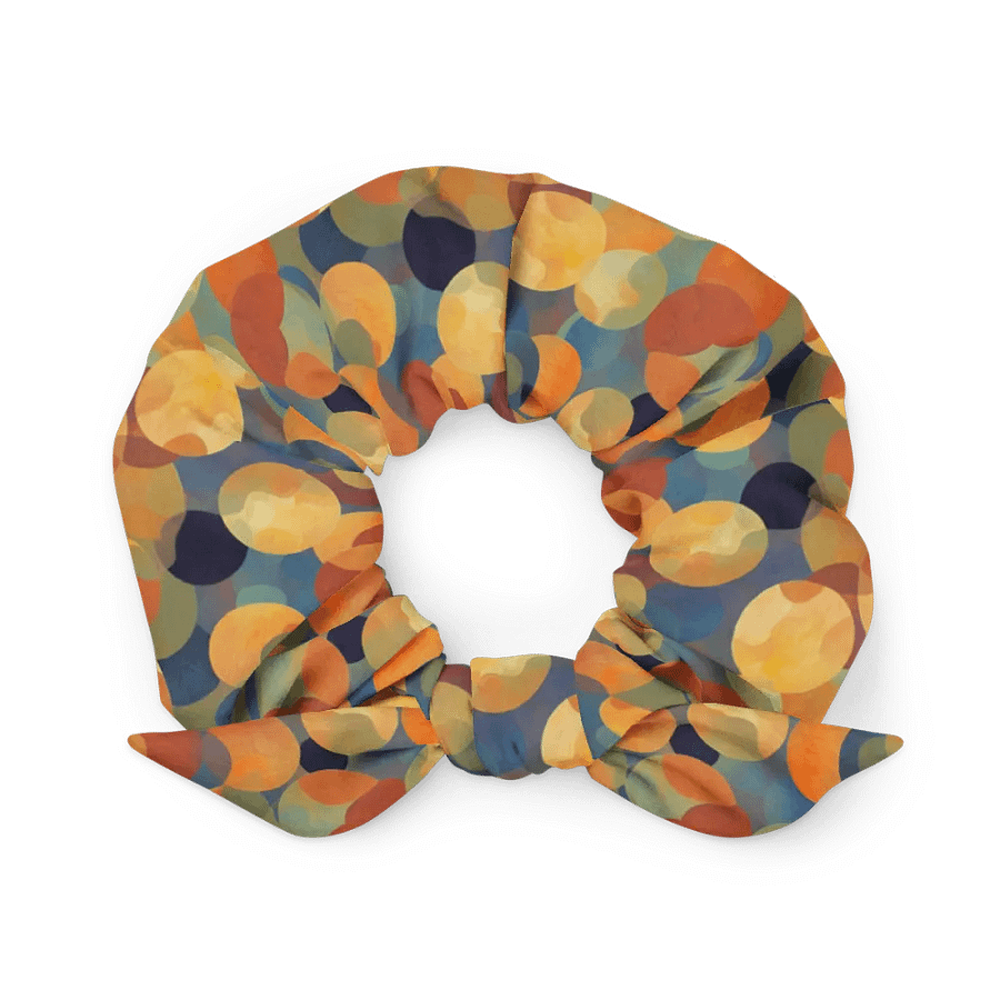 Hair Scrunchie - Modern Boho Watercolor Spheres product image (2)