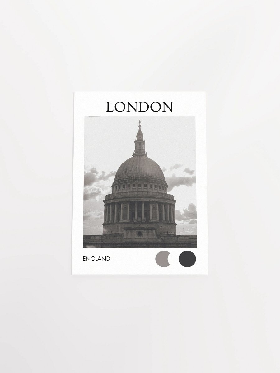 St. Paul's Dome - Black & White City Print product image (33)