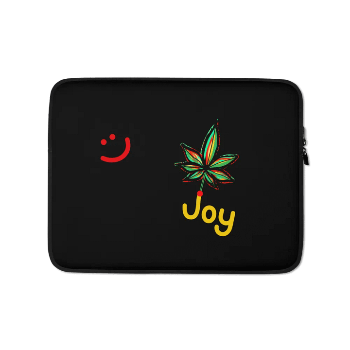 Joyful Leaf Laptop Sleeve product image (1)
