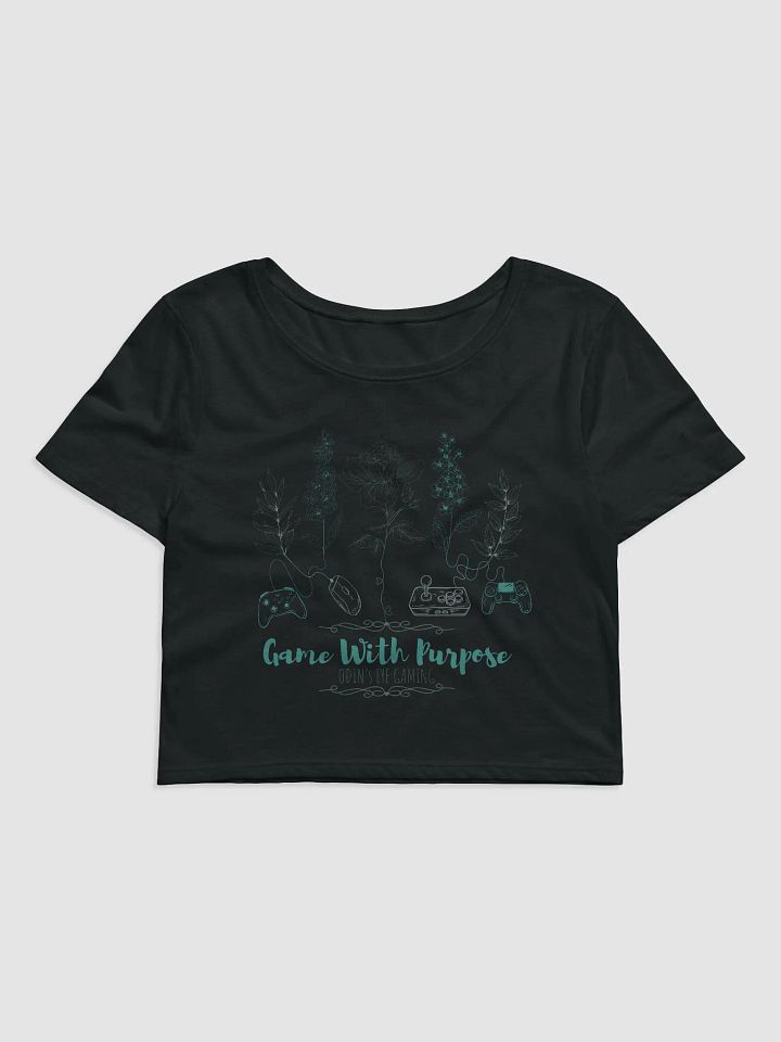 Game With Purpose - Floral Edition Crop Top product image (1)