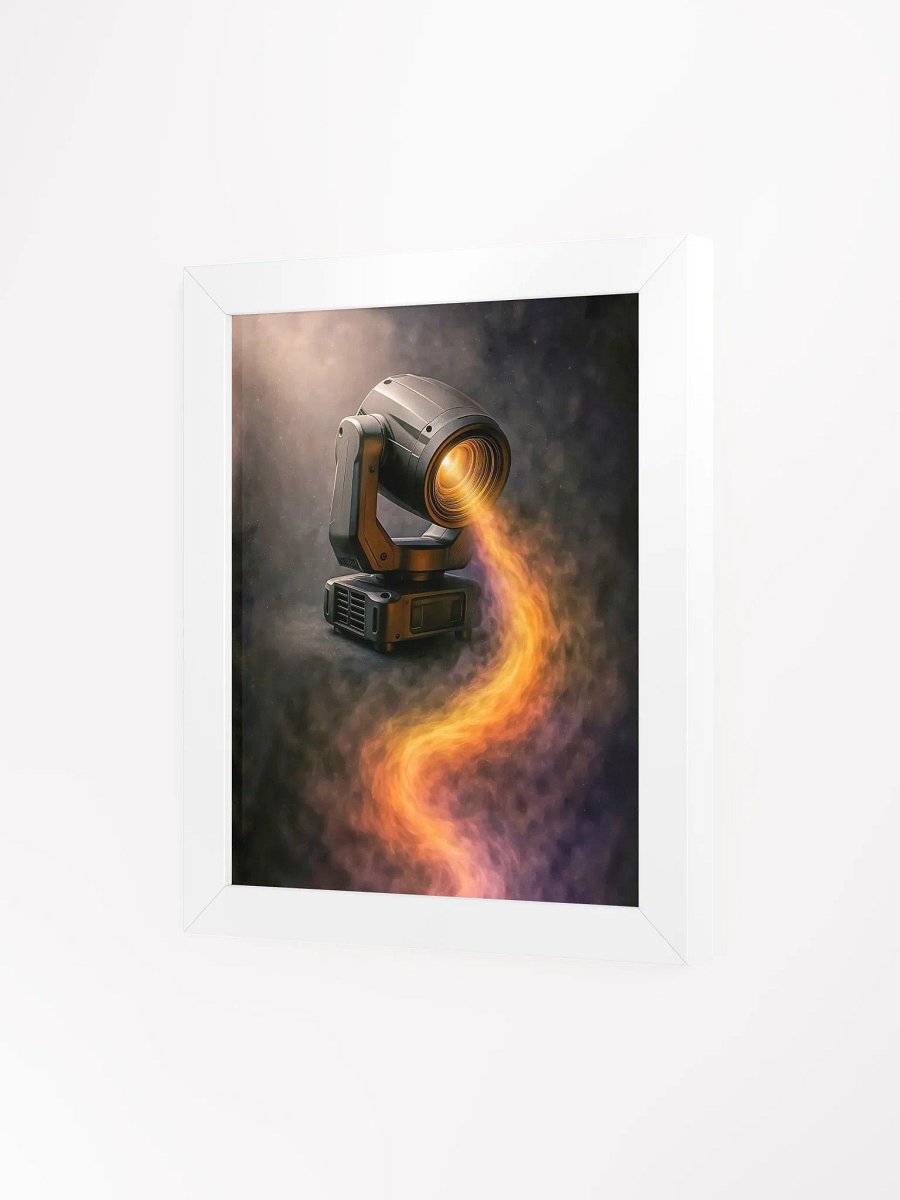 Theatrically Jerry: Light Beam Cyclone Moving Head Light Fine Art Print product image (16)
