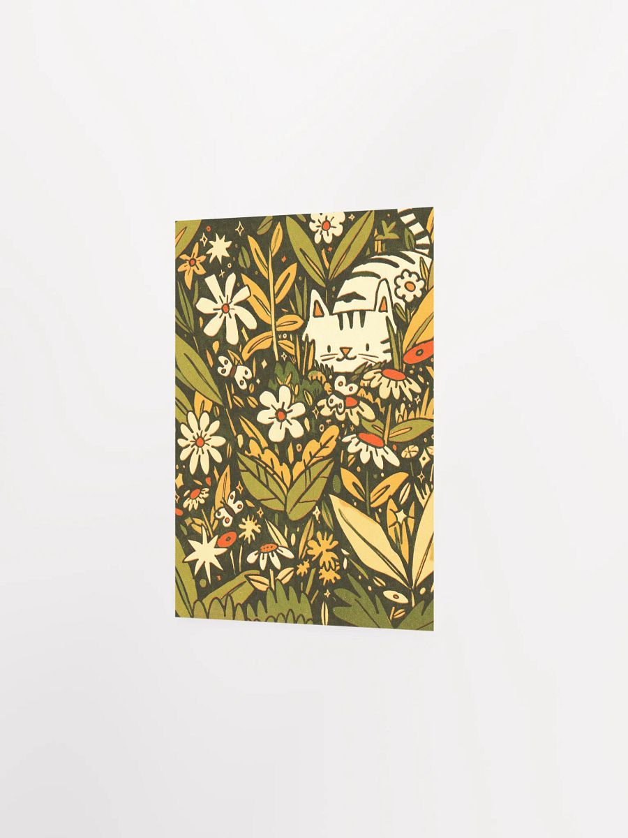 Cat in the Garden Print product image (3)