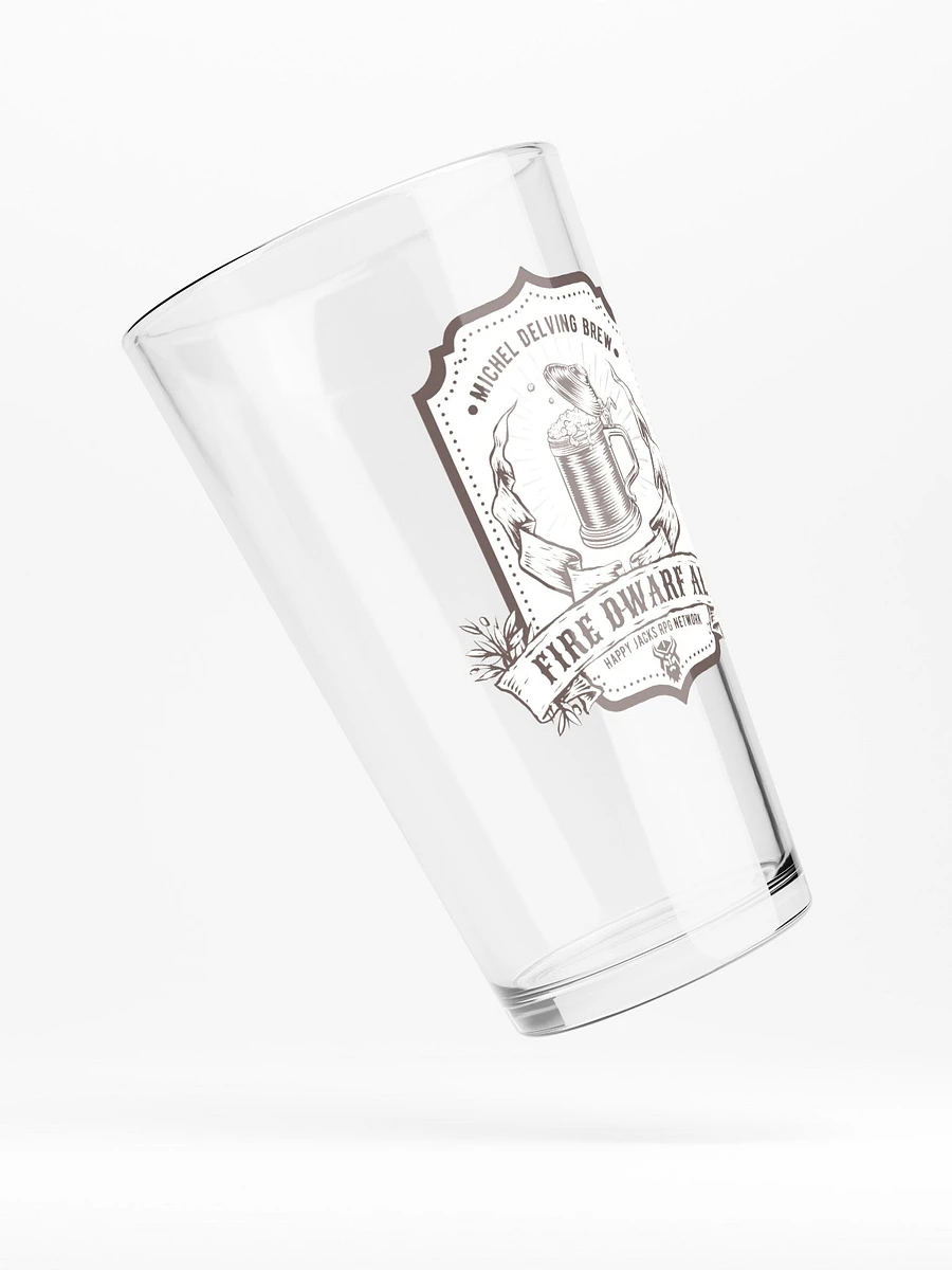 Fire Dwarf Ale Pint Glass product image (4)