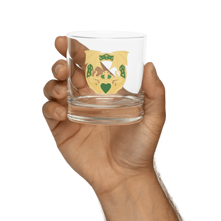 On The Rocks Báirseach Crest Glass product image (9)