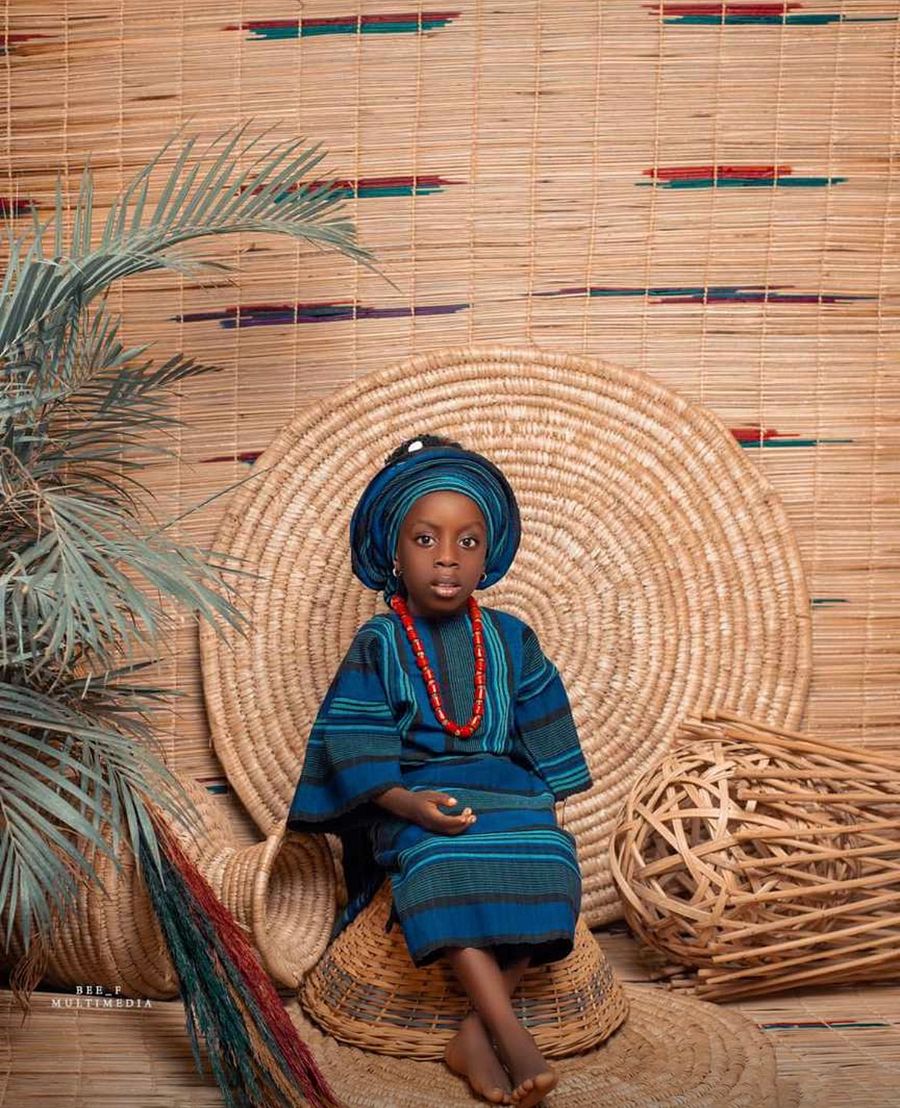 Kids Aso oke product image (1)