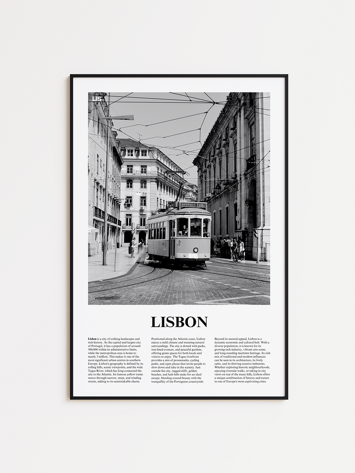 Lisbon 02 Newspaper Poster product image (1)