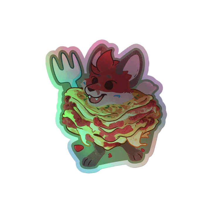 Lasagna ScFox Sticker Holo product image (2)