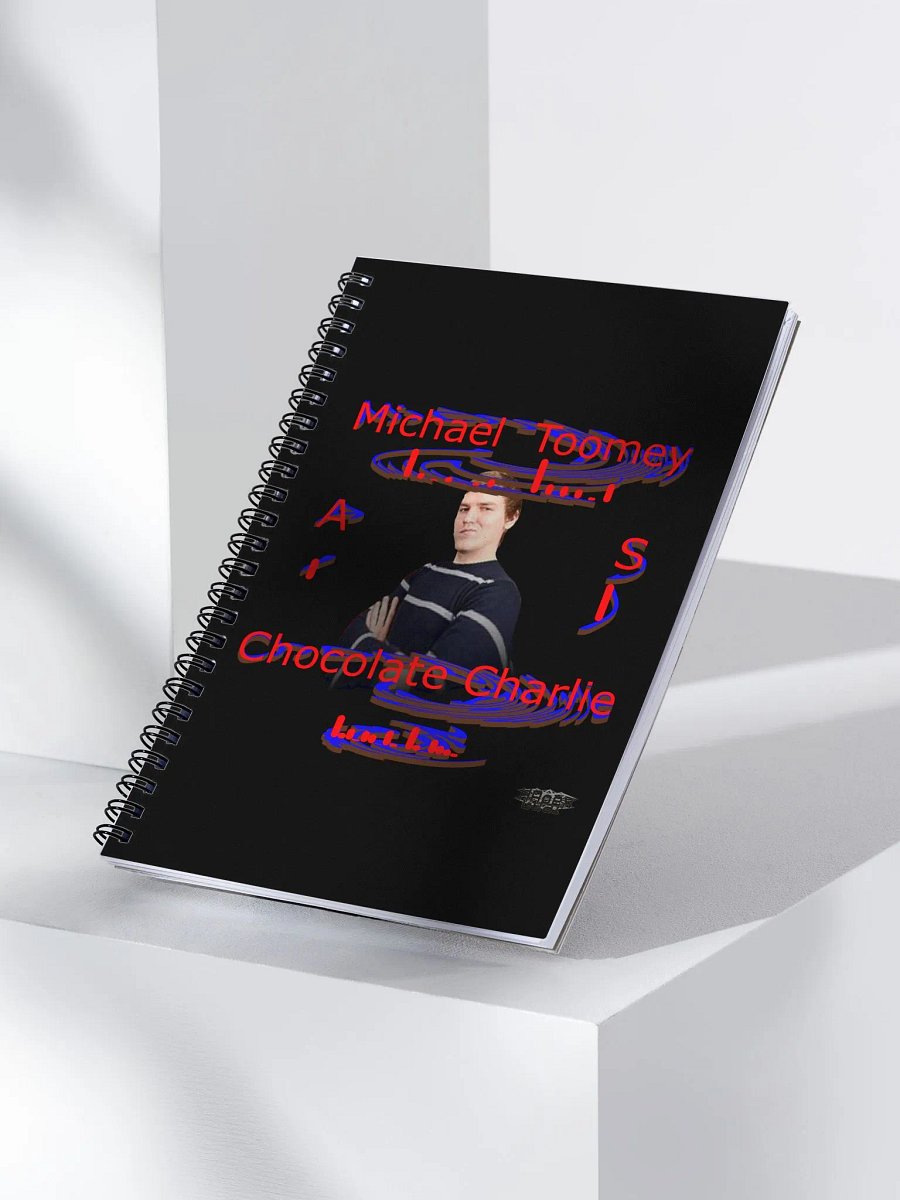 Michael Toomey As Chocolate Charlie 00 - Black Spiral Notebook product image (3)