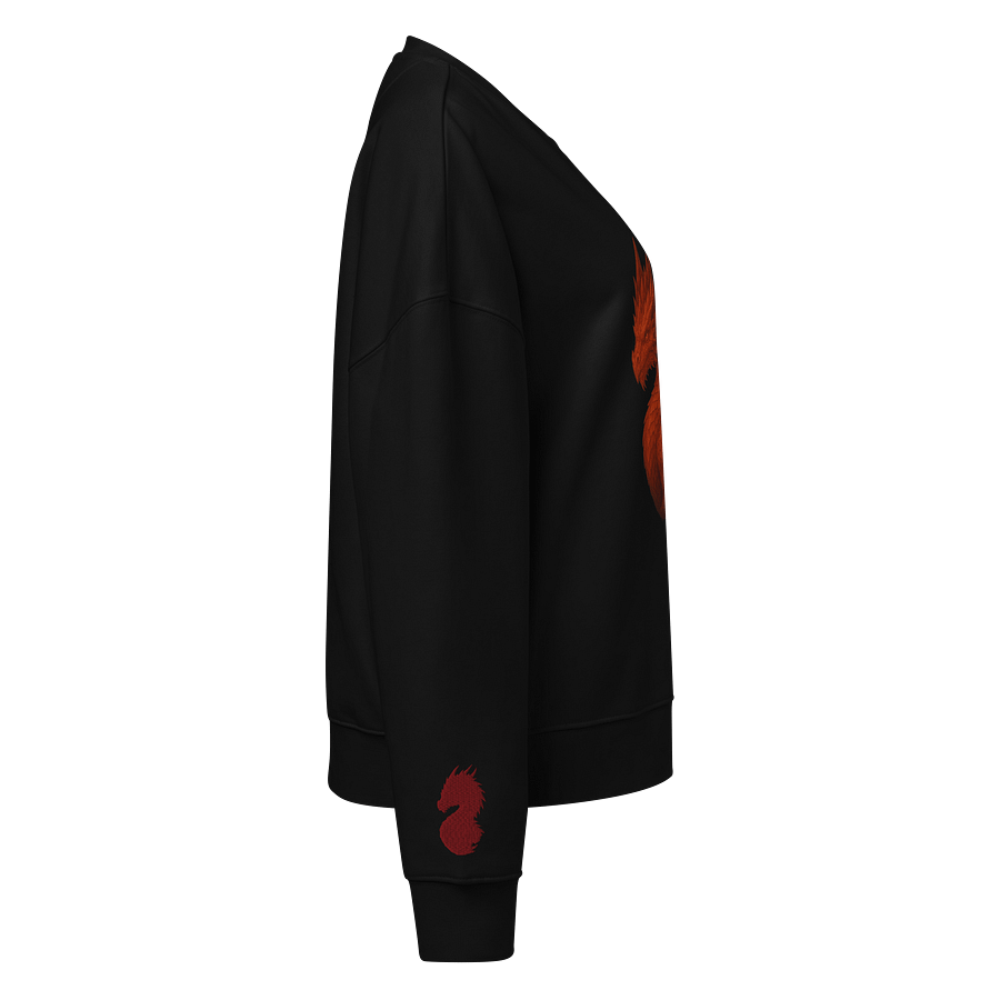 🔴100% Organic Cotton - Red Dragon – Flamekeeper's Creed Sweater product image (2)
