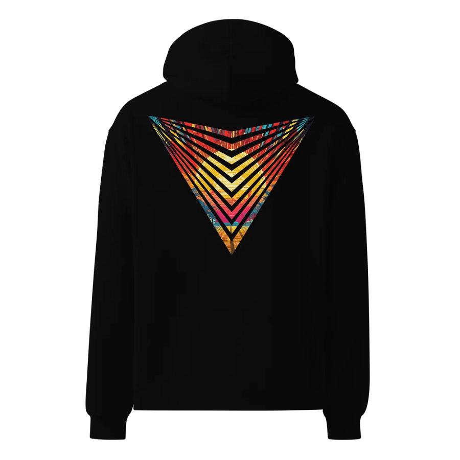 VACIO Sunset Spectrum Logo Premium Relaxed Fit Hoodie product image (5)