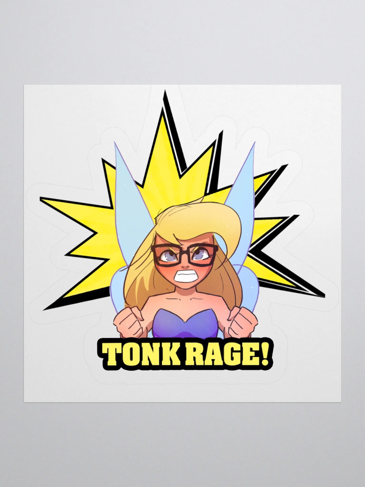 Tonk Rage Sticker product image (1)