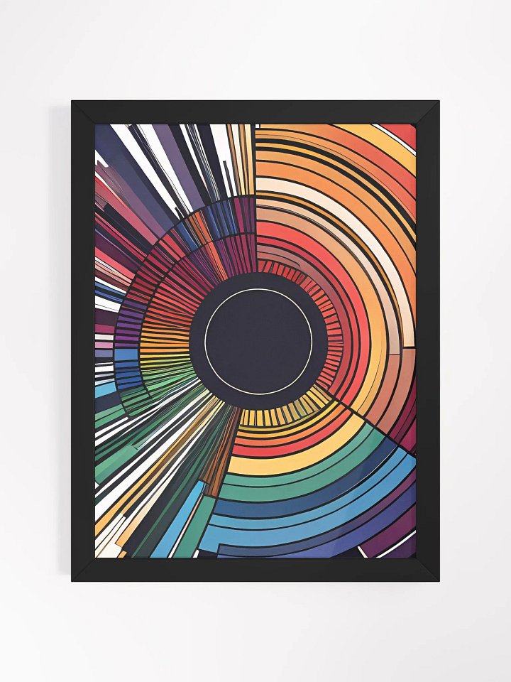 Vibrant Spectrum Framed Art with Symbolism product image (1)
