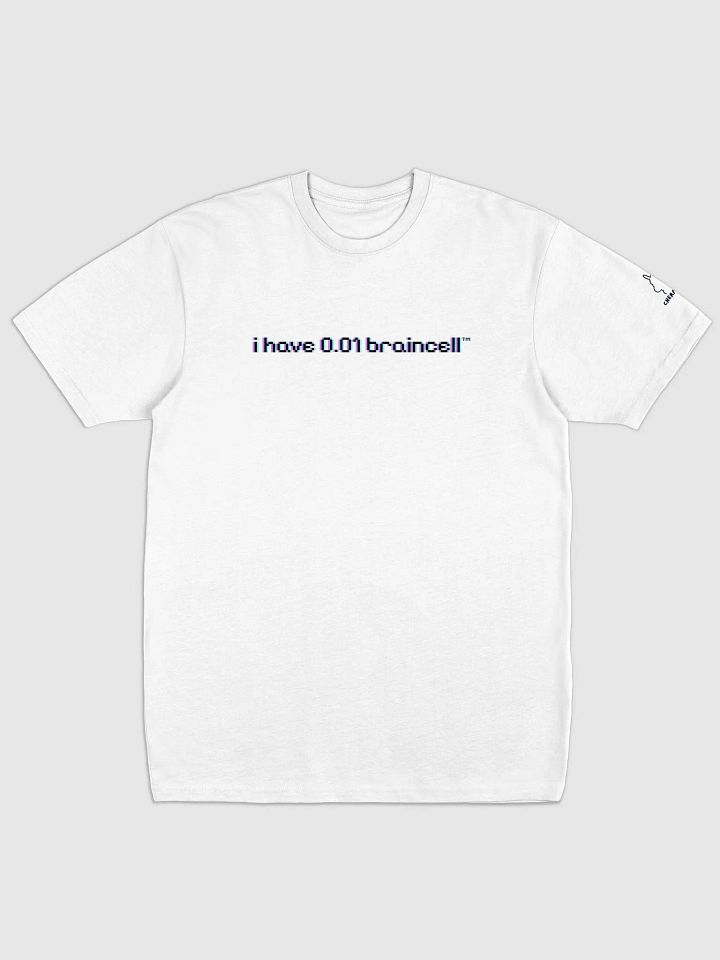 0.01 braincell tee - white product image (1)