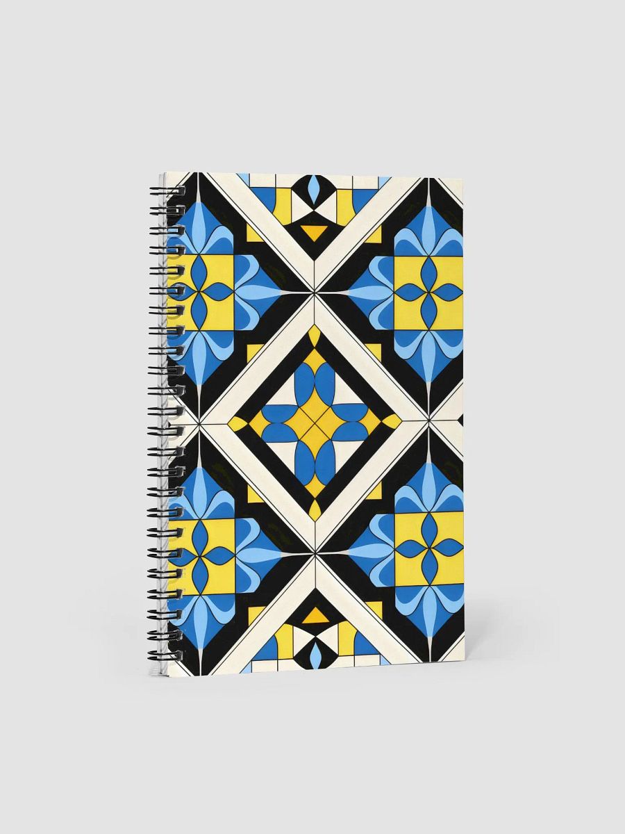 Symmetrical Geometric Bliss Spiral Notebook product image (1)