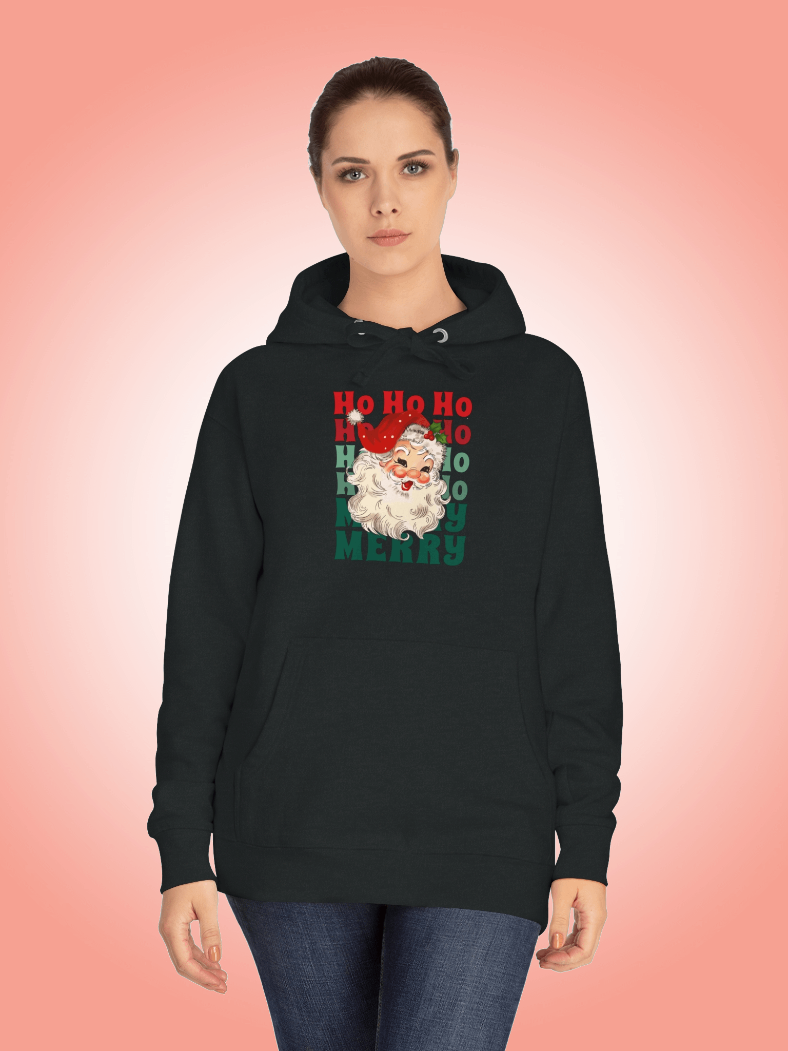 Ho Ho Ho Merry Merry Retro Santa product image (1)