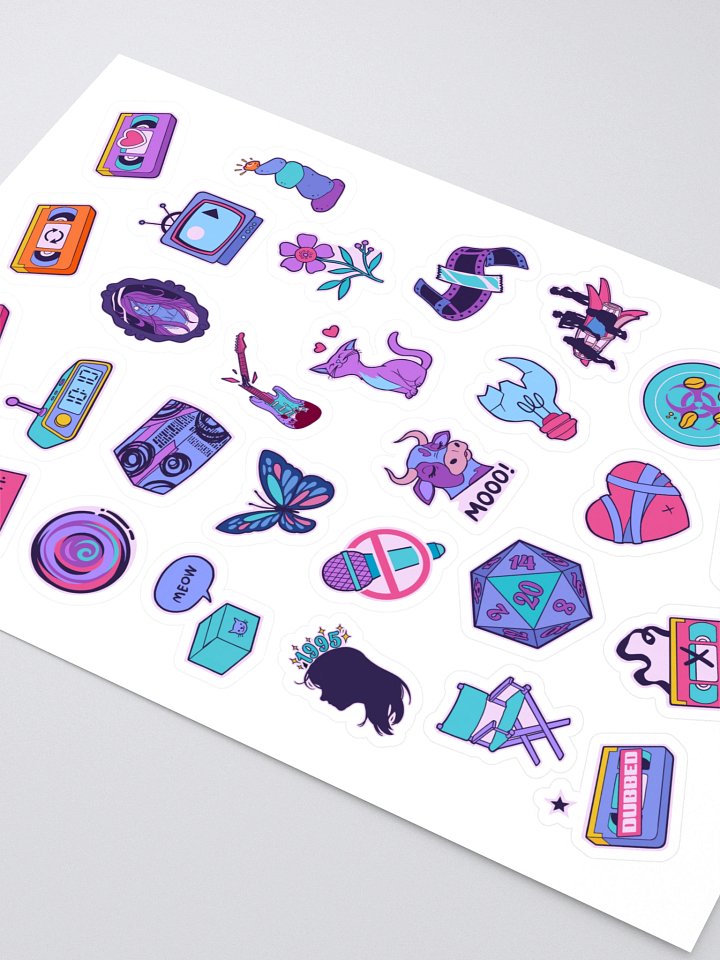 Lost Records: Bloom & Rage Tape 1 Trophies Stickers product image (2)