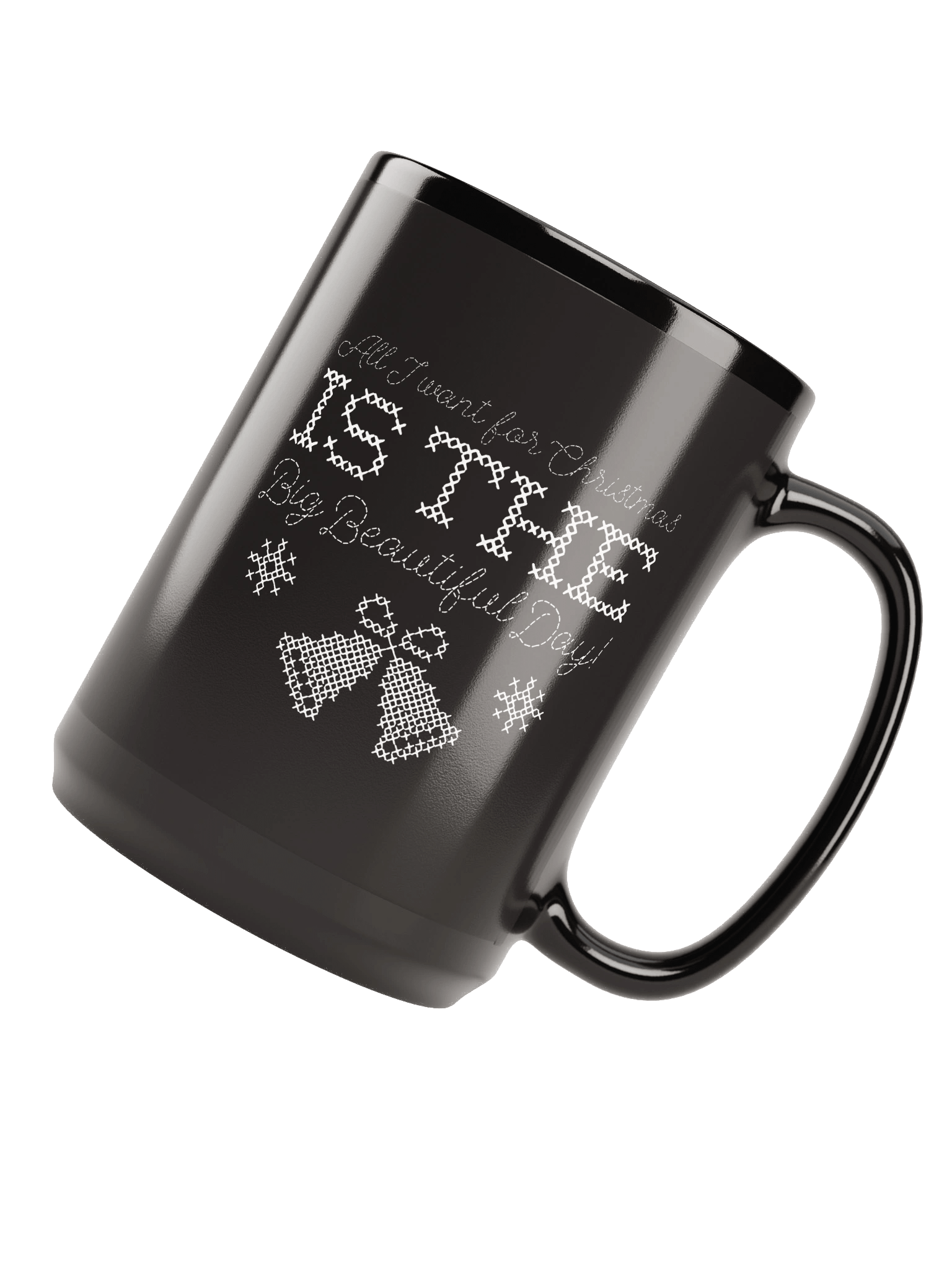 All I Want For Christmas Cross-Stitch Mug product image (4)