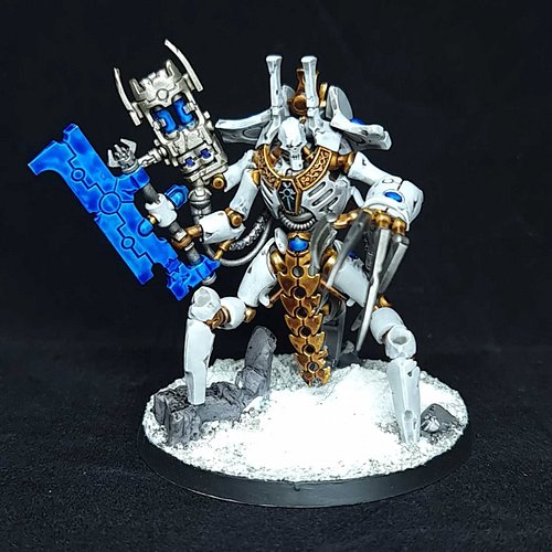 The first of two Skorpekh Destroyer Lords for Chris' Necron collection!

If you'd like to commission me, check my pinned post...