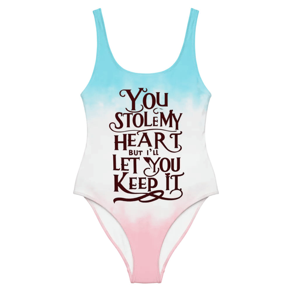 Valentine All over print one piece swimsuit product image (2)