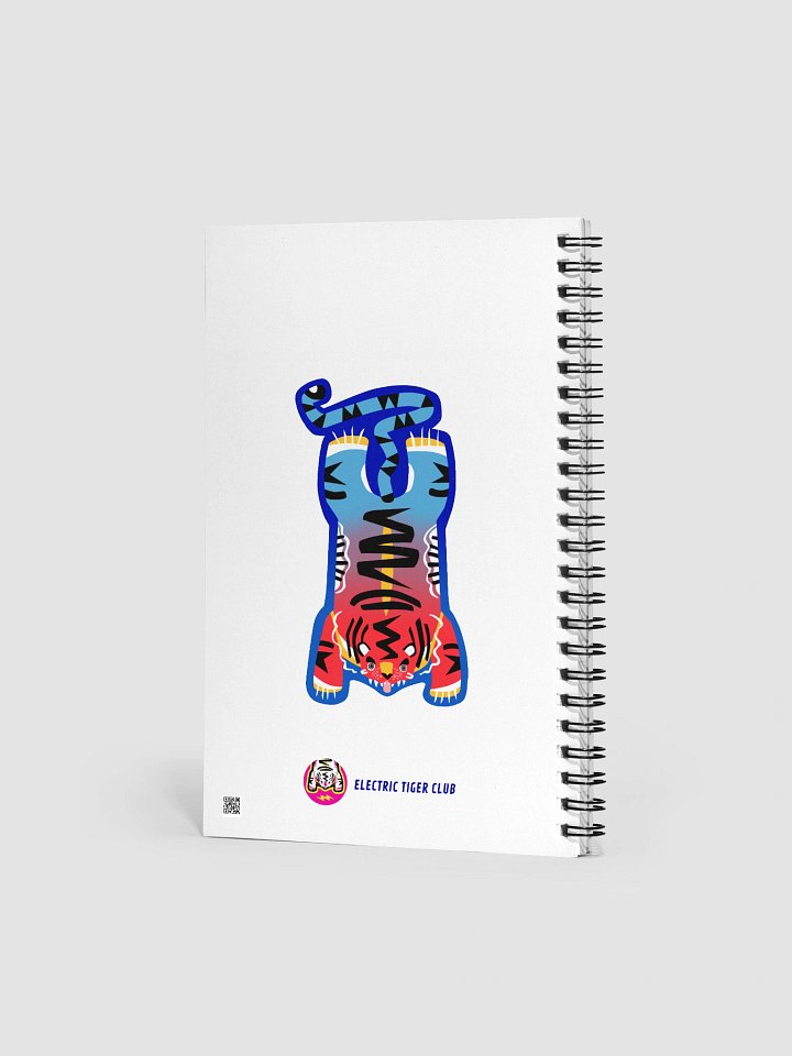 Blue and Red Tiger Notebook product image (2)
