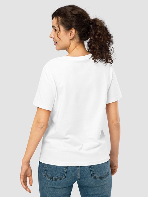 Photo showing Stanley/Stella Women's Organic Ribbed Neck T-Shirt