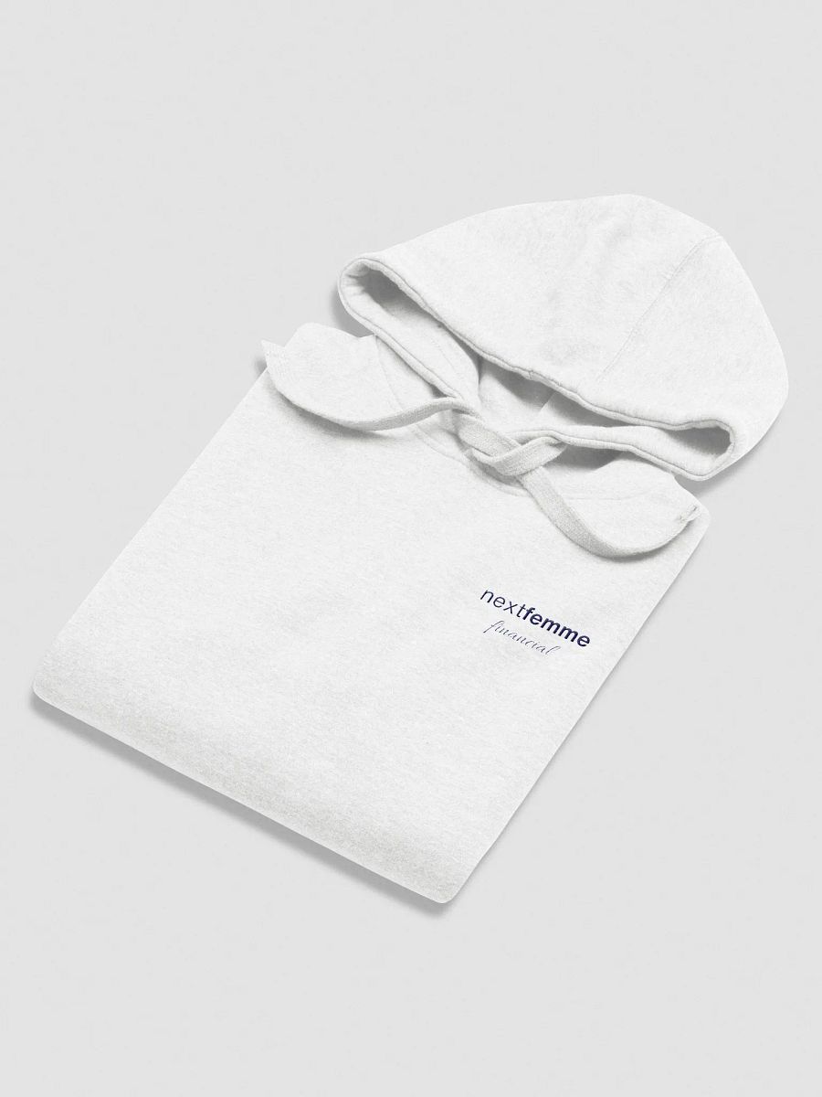 Signature Unisex Hoodie with Navy Logotype product image (4)
