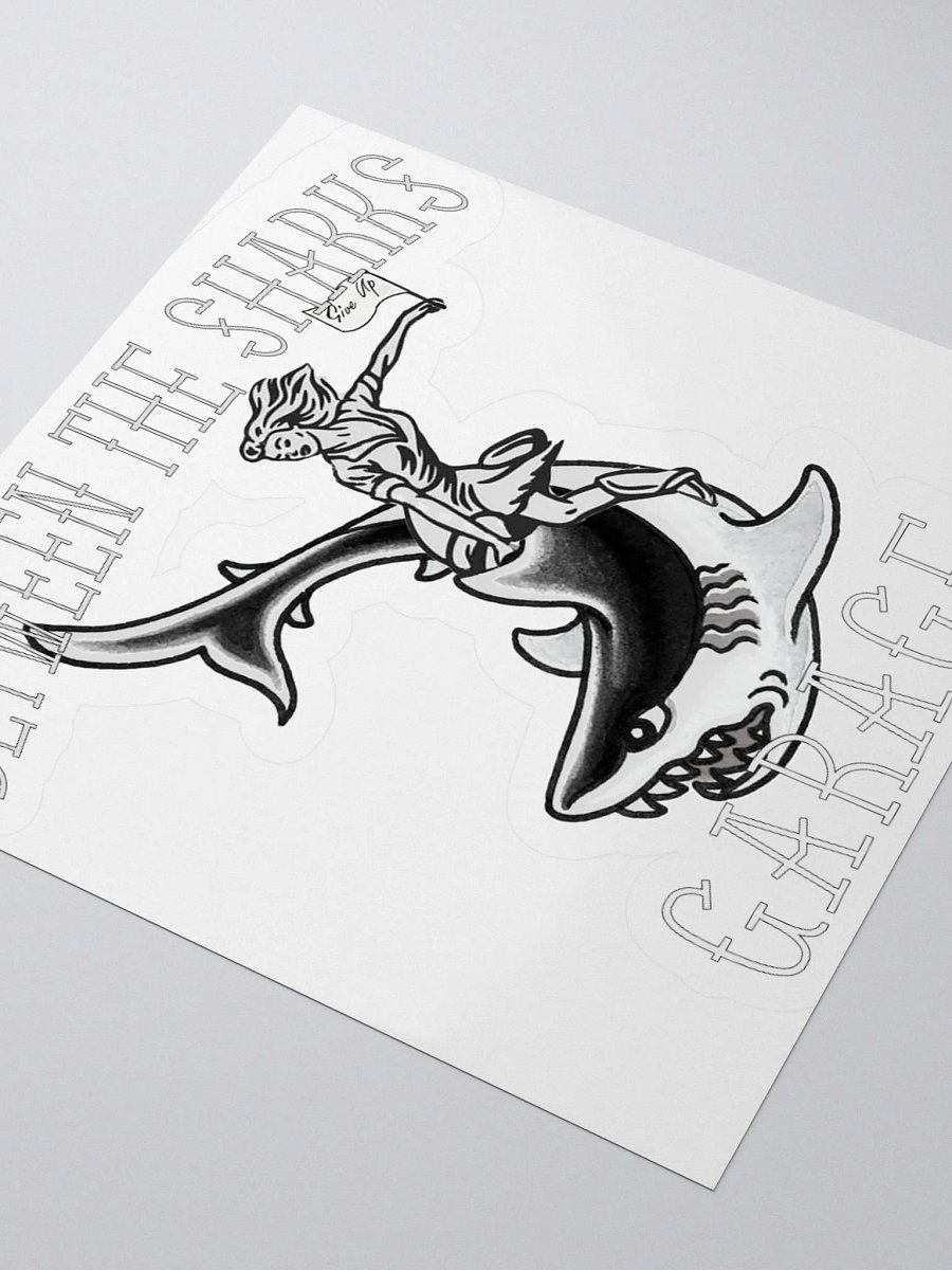 Between the Sharks Sharkrider Logo White BG 3x3 product image (3)