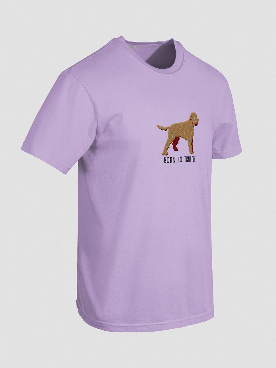 Born to Truffle T-Shirt(Embroidered) of a Lagotto Romagnolo(Tan) product image (48)
