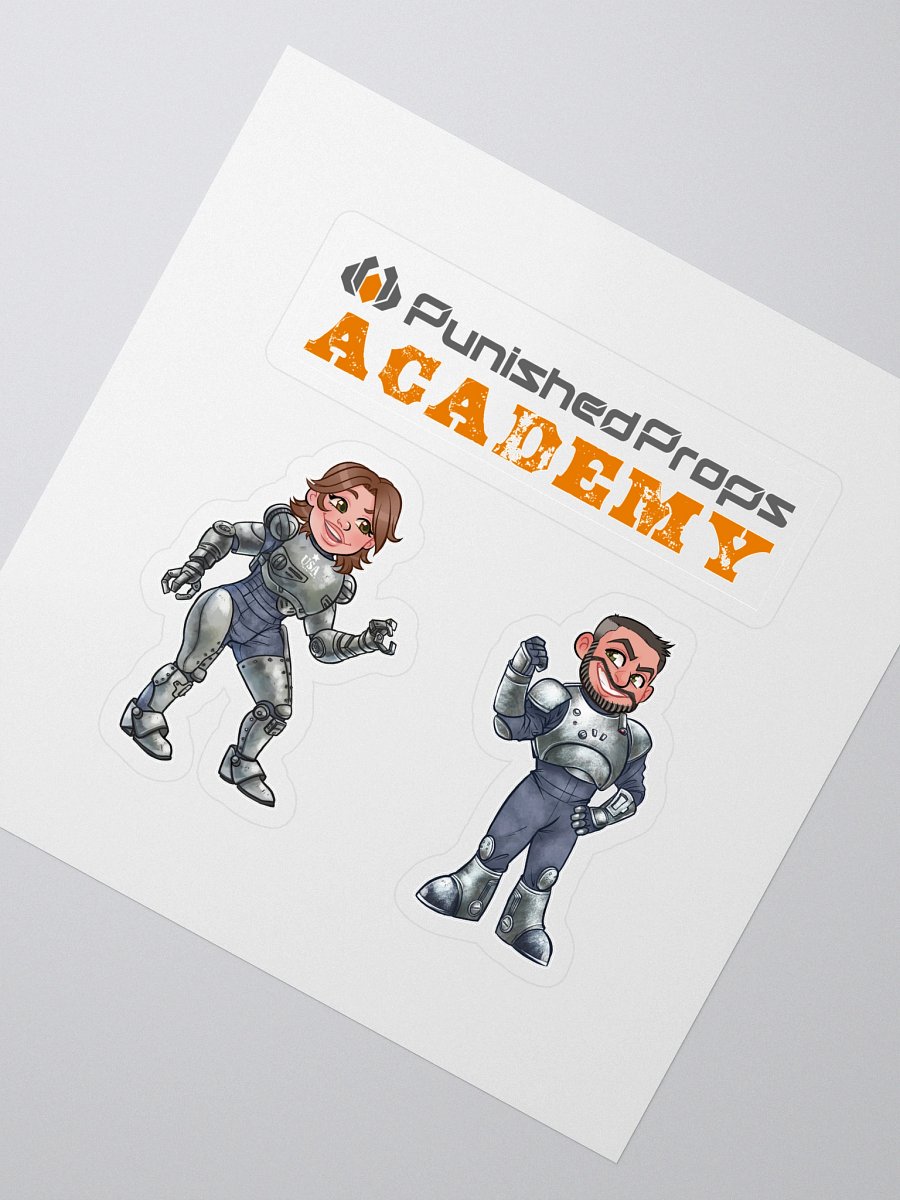 Punished Props Academy Sticker with Fallout Toons product image (2)