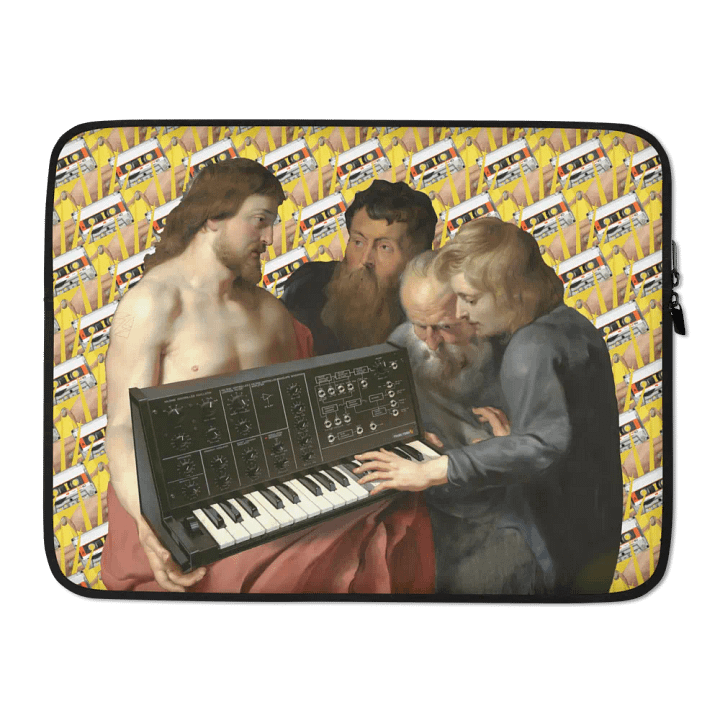 Korg's Apparition to the Disciples by Frank Fonik (Korg MS-20), Techno EDM Laptop Sleeve product image (2)