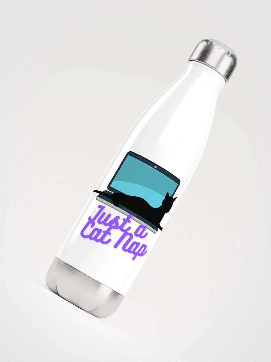 Just a cat nap. (Stainless Steel Water Bottle) product image (4)