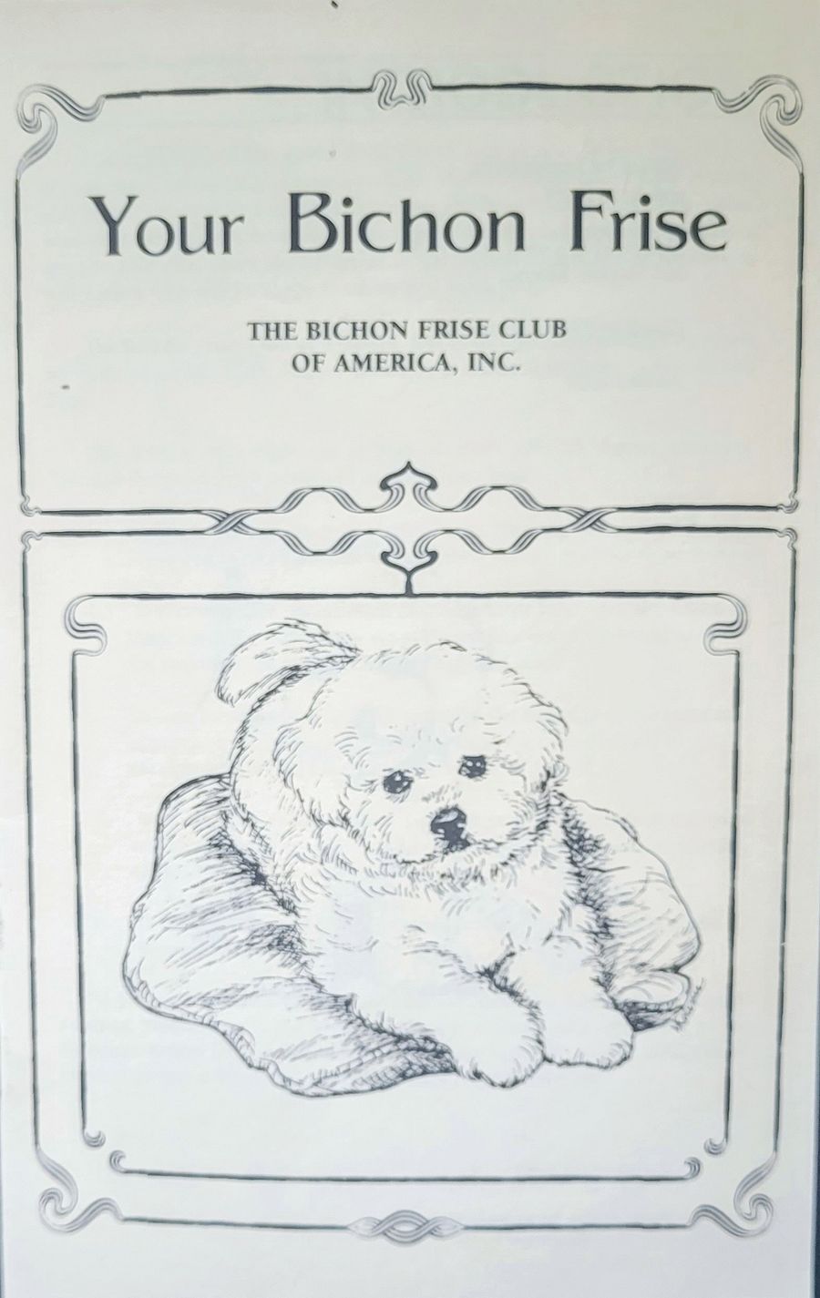 Booklet - Your Bichon Frise product image (1)