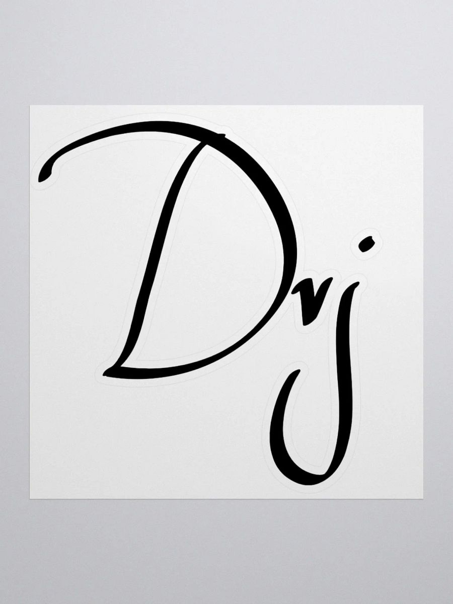 dvj black sticker product image (1)