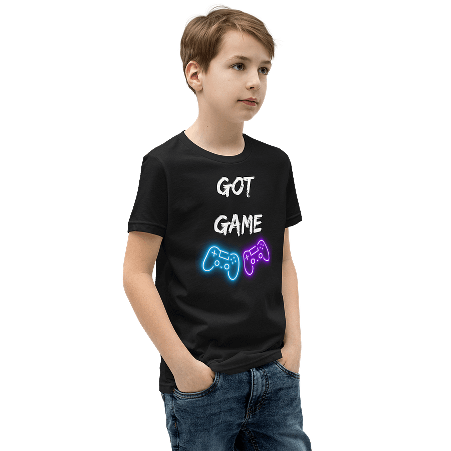 Neon Game Controllers Youth T-Shirt product image (6)