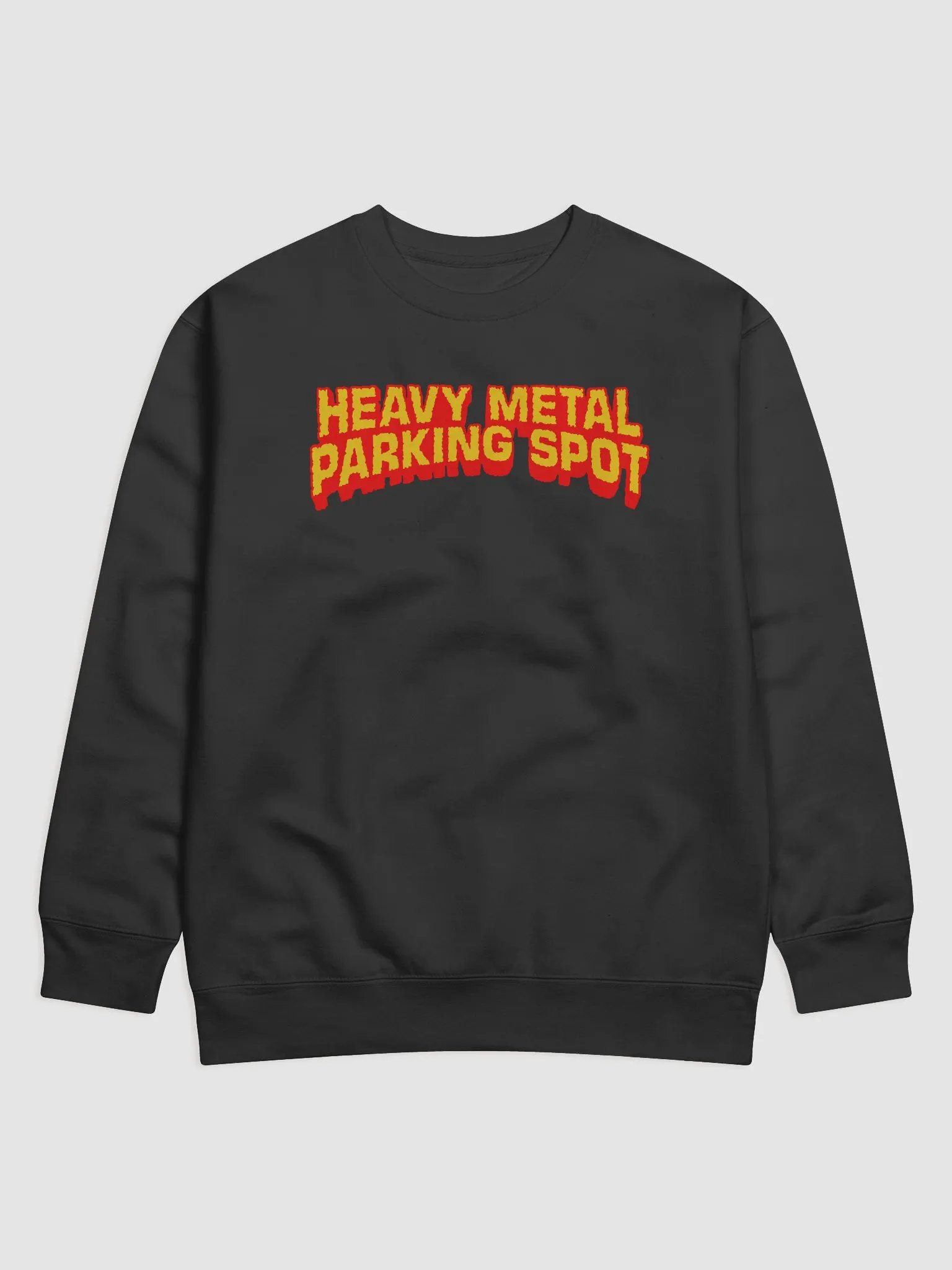 Bold Logo - Yellow on Black Sweatshirt product image (2)