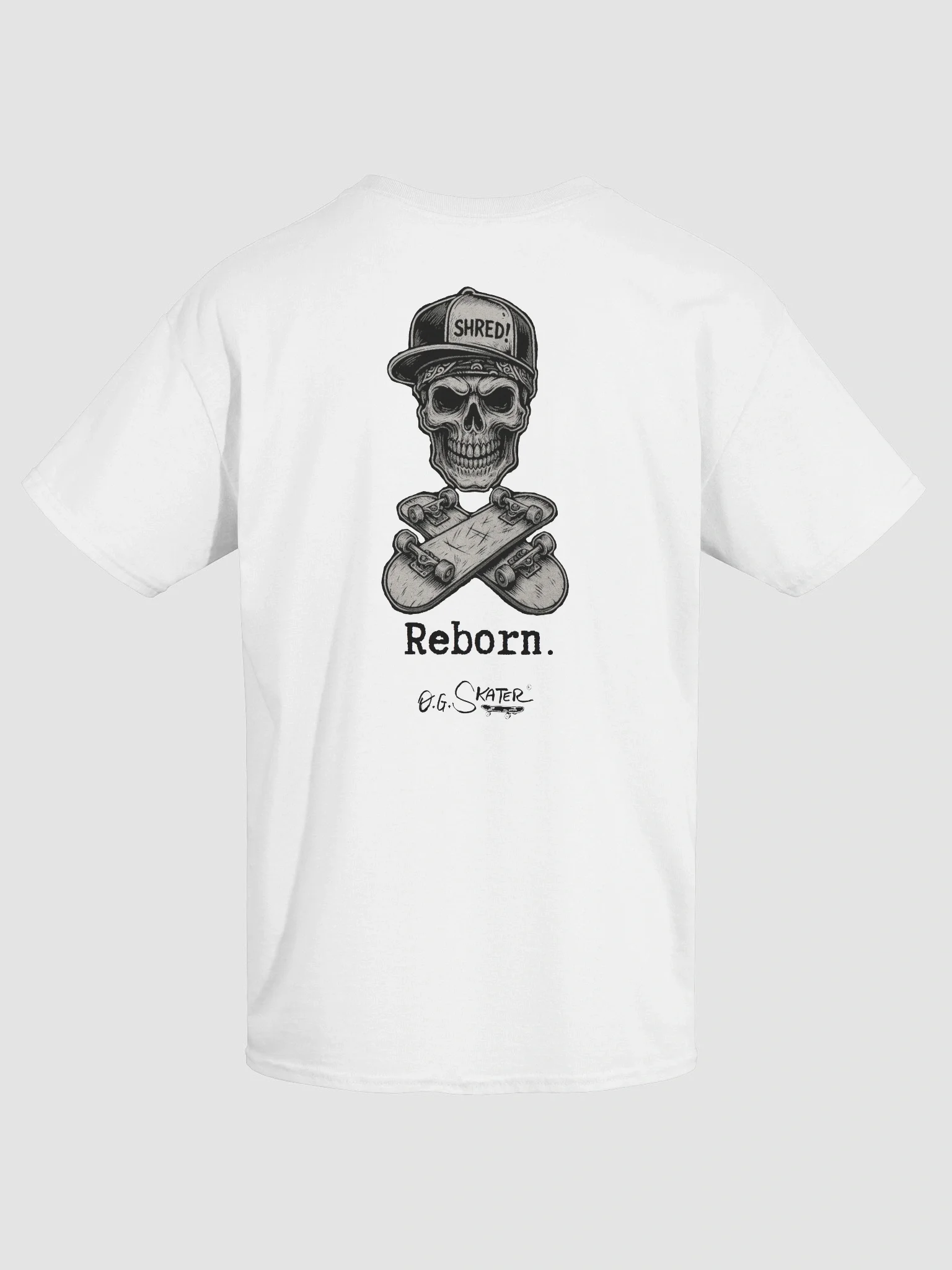 "Reborn.” (white) product image (1)