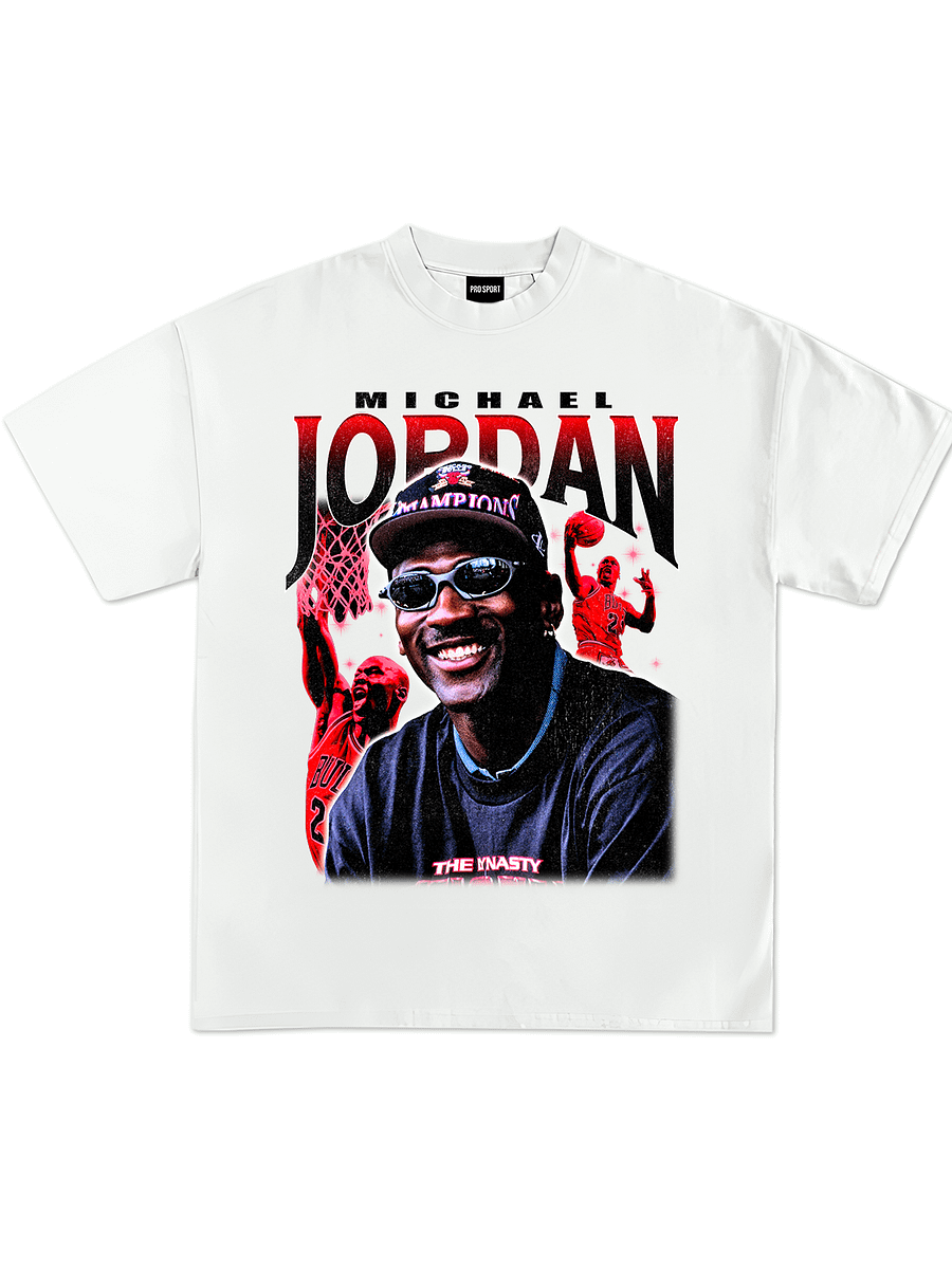 MICHEAL JORDAN GRAPHIC T-SHIRT (WHITE) product image (1)