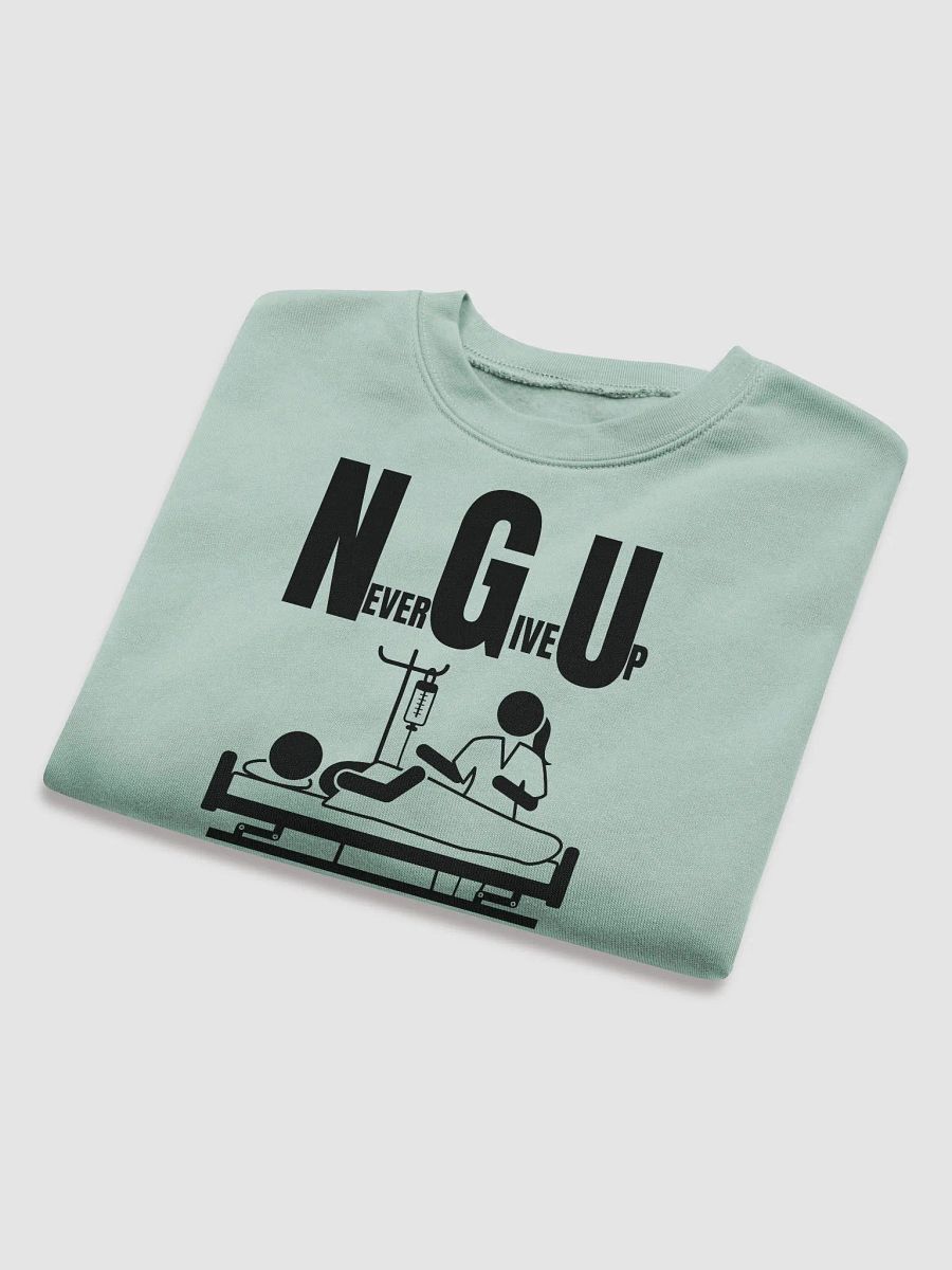 Never give up Fleece Crop Sweatshirt product image (15)