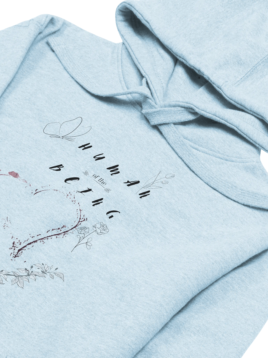 Floral Heart Premium Hoodie, "Human of the Being" product image (3)