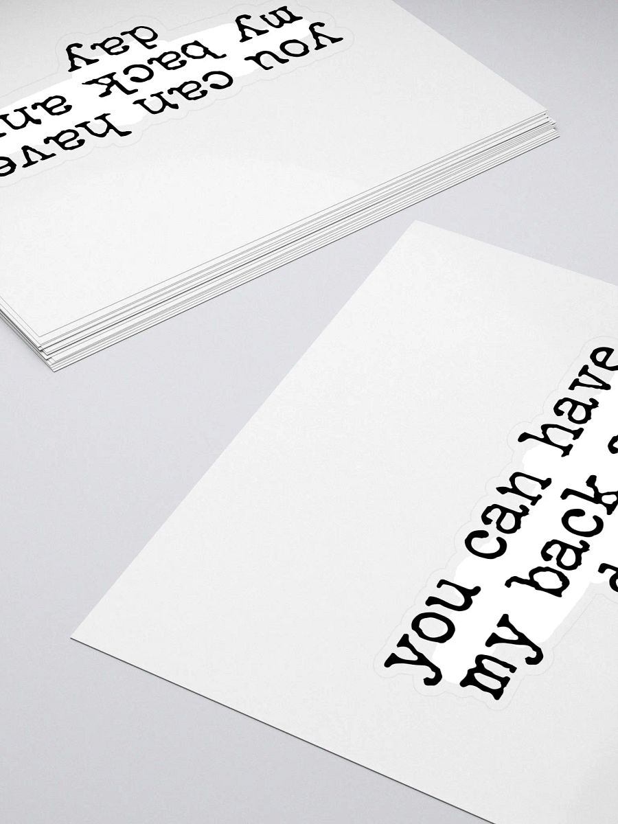 You Can Have My Back Buddie Quote Sticker product image (4)