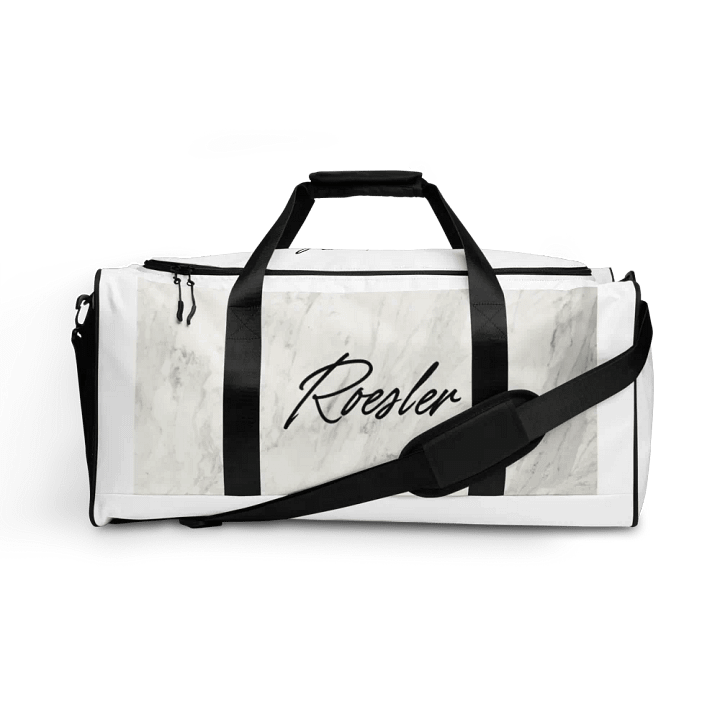 Marble Script All-Over Duffle Bag product image (1)
