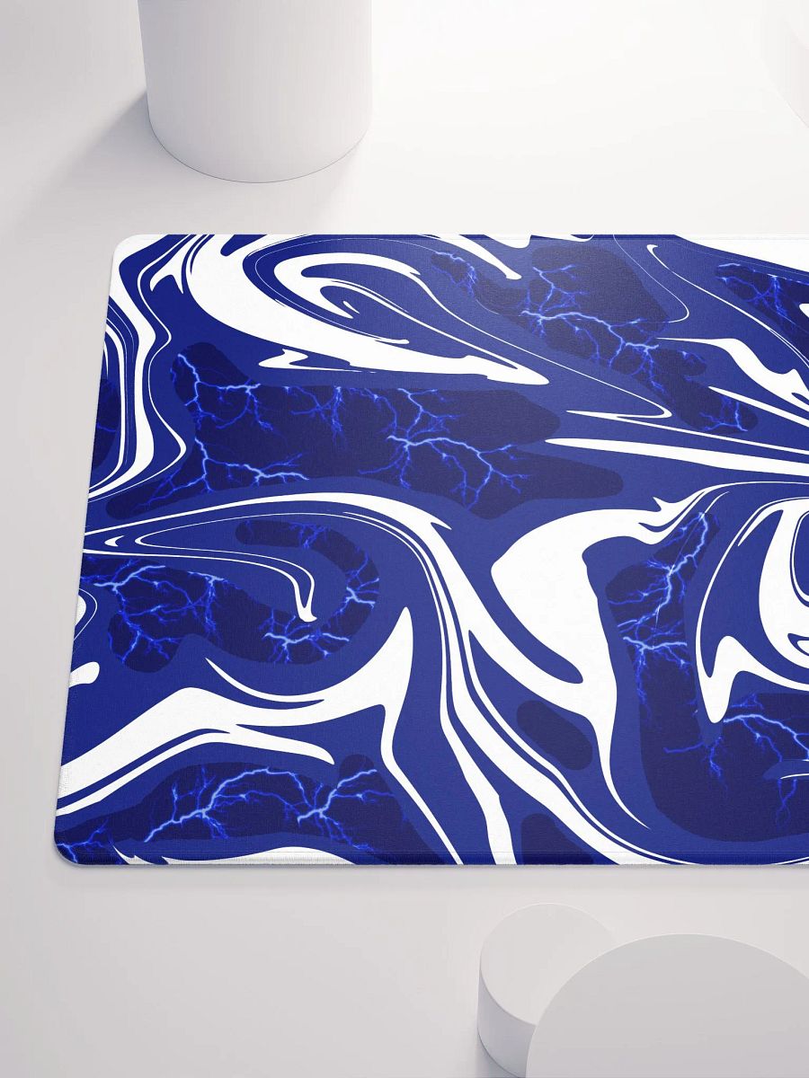 White x Blue Mouse Pad product image (6)